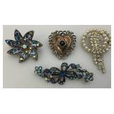 Misc. Costume Jewelry Including Rhinestone And More
