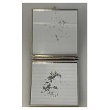 Jeweled Initial W Compact With Magnification