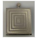 Jeweled Initial W Compact With Magnification