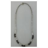 Elegant Rhinestone Necklace 16 1/2"