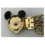 VERY RARE Vintage Clip On Mickey Mouse Collar Piece 5"