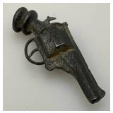 VERY RARE Cracker Jack Collectible Metal Miniature Gun 1 3/4"
