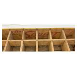 Vintage Wooden Squirt Soda Crate
