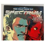 Autographed Alan Tuoyk, Stone And PJ Haarsma Spectrum Free Comic Book (Bagged And Carded)