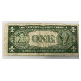 1935 A Silver Certificates 1 Dollar Blue Seal