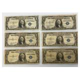 1935 A Silver Certificates 1 Dollar Blue Seal