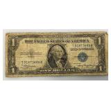1935 A Silver Certificates 1 Dollar Blue Seal