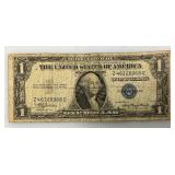 1935 A Silver Certificates 1 Dollar Blue Seal
