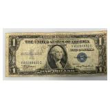 1935 A Silver Certificates 1 Dollar Blue Seal