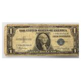 1935 A Silver Certificates 1 Dollar Blue Seal