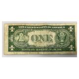 1935 B Silver Certificates 1 Dollar Blue Seal