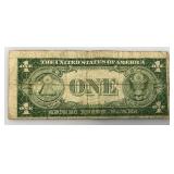 1935 B Silver Certificates 1 Dollar Blue Seal