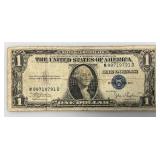 1935 C Silver Certificates 1 Dollar Blue Seal