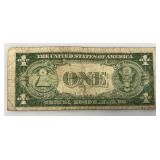 1935 C Silver Certificates 1 Dollar Blue Seal