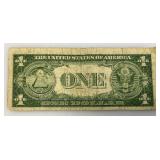 1935 D Silver Certificates 1 Dollar Blue Seal