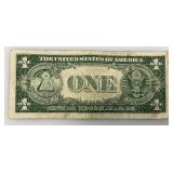 1935 D Silver Certificates 1 Dollar Blue Seal