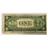 1935 D Silver Certificates 1 Dollar Blue Seal