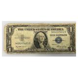 1935 E Silver Certificates 1 Dollar Blue Seal