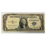 1935 E Silver Certificates 1 Dollar Blue Seal