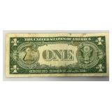 1935 E Silver Certificates 1 Dollar Blue Seal