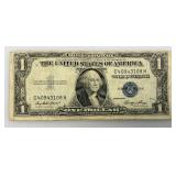 1935 E Silver Certificates 1 Dollar Blue Seal