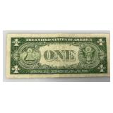 1935 E & F Silver Certificates 1 Dollar Blue Seal