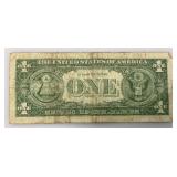 1957 Series And 1= 1957 A Silver Certificates 1 Dollar Blue Seal