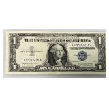 1957 Series And 1= 1957 A Silver Certificates 1 Dollar Blue Seal