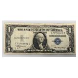 1935 A,B & E Silver Certificates 1 Dollar Blue Seal