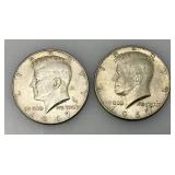 1967 40% Silver Kennedy Half Dollars