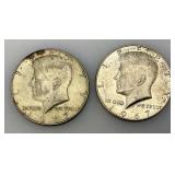 1967 40% Silver Kennedy Half Dollars