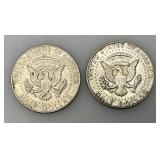 1967 40% Silver Kennedy Half Dollars