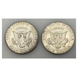 1968-69 40% Silver Kennedy Half Dollars