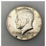 1968-69 40% Silver Kennedy Half Dollars