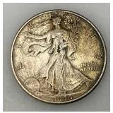 1944 90% Silver Walking Liberty Silver Half Dollars
