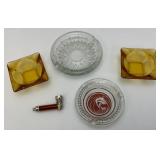 Vintage Pipe And Collectible Ashtrays Including MGM And More