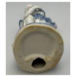 Vintage Blue And White Porcelain Figures