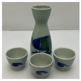 Vintage Sake Cups And Decanters