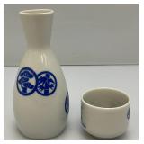 Vintage Sake Cups And Decanters