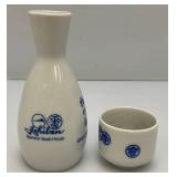 Vintage Sake Cups And Decanters