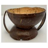 Misc. Vintage Phillipines Collectibles Including Coconut Bowls, Wooden Crab Trinket Box And More