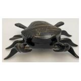 Misc. Vintage Phillipines Collectibles Including Coconut Bowls, Wooden Crab Trinket Box And More