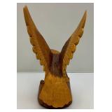 Misc. Wood hand Carved Items Including Eagle And More
