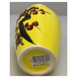 Misc. Miniature Chinese Collectible Items (Small Chips On Rim Of Yellow Vase)