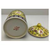 Misc. Miniature Chinese Collectible Items (Small Chips On Rim Of Yellow Vase)