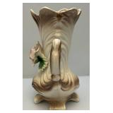 Misc. Vintage Pottery Items Including Oriental Flower Shaped Vase And More