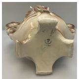 Misc. Vintage Pottery Items Including Oriental Flower Shaped Vase And More