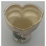 Misc. Vintage Pottery Items Including Oriental Flower Shaped Vase And More