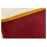 Very Old Wool University Of Minnesota Stadium Blanket (Has Signs Of Wear) And Fleece Blanket