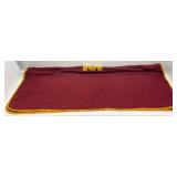Very Old Wool University Of Minnesota Stadium Blanket (Has Signs Of Wear) And Fleece Blanket